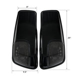 HR3 Vivid Black CVO Saddlebag Lids With 5" x 7" Speaker Cutouts For Harley Touring Models 2014-2023